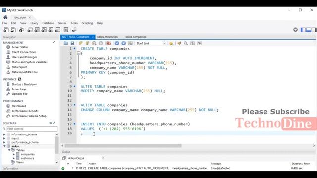 NOT NULL Constraint - sql not null constraint | what is not null constraints- Learn not null #20