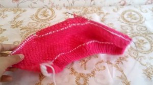 Шапочка чепчик спицами для новорожденного часть 3
