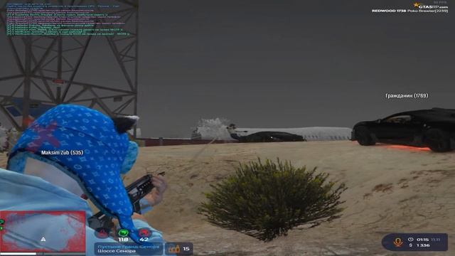 ДОМИНАЦИЯ НА ГОСНИКАМИ  ЩИТ ТОЛГКИНГ  GTA5RP REDWOOD