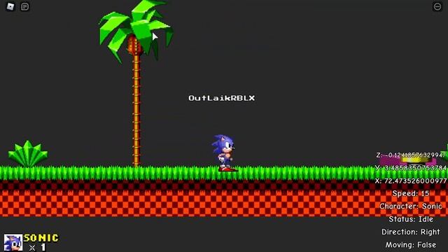2D Roblox Sonic engine test thing смотреть онлайн
