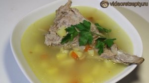 Суп из свинины - Pork soup