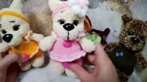 Игрушки крючком.