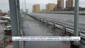 Полностью открытый Дмитровский путепровод (декабрь 2023)