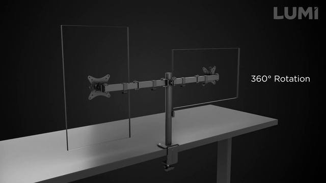 Dual-Monitor Classic Steel Articulating Monitor Mount-LDT66-C024 [LUMI] смотреть онлайн