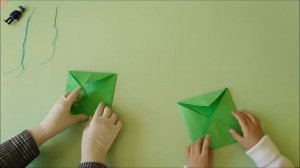 "Парашют" в технике оригами