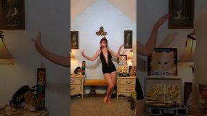 Dainty Rascal Dancing in Vintage Swimsuit