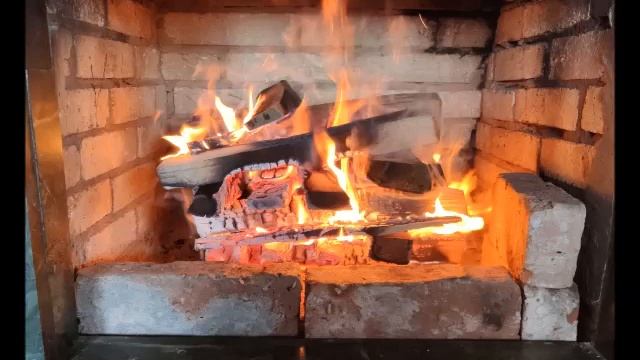 Музыка для релаксации. Домашний камин.