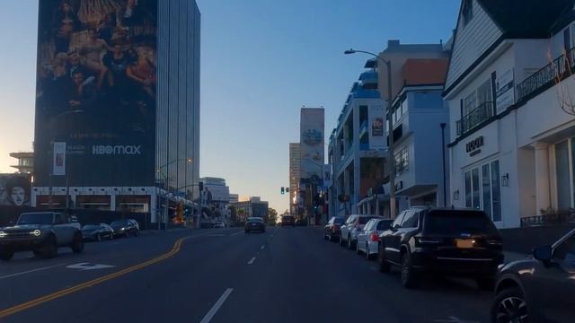 Driving Famous Spots in Los Angeles at Sunset | Downtown LA - Hollywood - Beverly Hills - Rodeo Dr