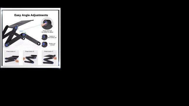 T8 Multi-functional and Foldable Laptop Table (Black) смотреть онлайн