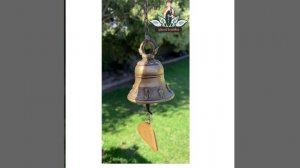 Brass Buddhist Wind Chime Bell - Handmade in Nepal