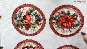 ГОТОВАЯ РАБОТА!!!DIMENSIONS #08813"Старинное рождество"/Новогодние игрушки .Украшаем и оформляем ?.