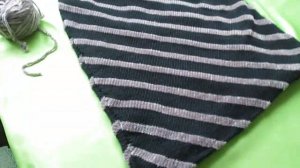 Вяжем юбку по диагонали