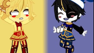 Meme heaven 2 hell Gacha club✨ солнце и луна🌝🌕