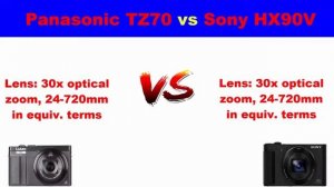 Panasonic TZ70 vs Sony HX90V