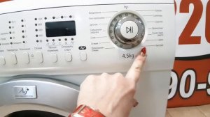 Обзор Стиральная машина SAMSUNG бу. 4,5кг WF 7450 SVV Ag Успей купить всего за 9050р