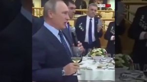 Путин: простой понятный и ясный тост - за шахтёра!