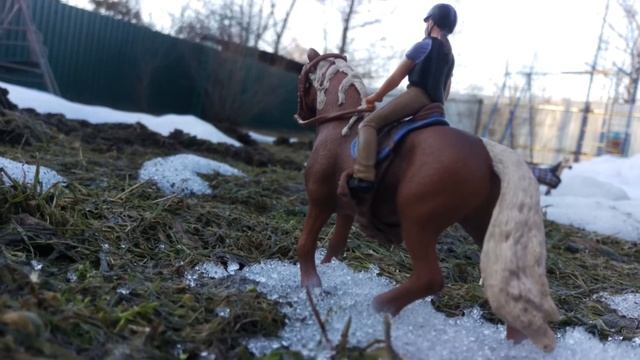 Очень красивые весенние фотографии лошадей schleich // Kira TV смотреть онлайн