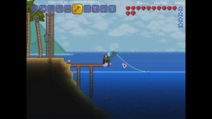 Terraria #2 рыбалка до хардмода