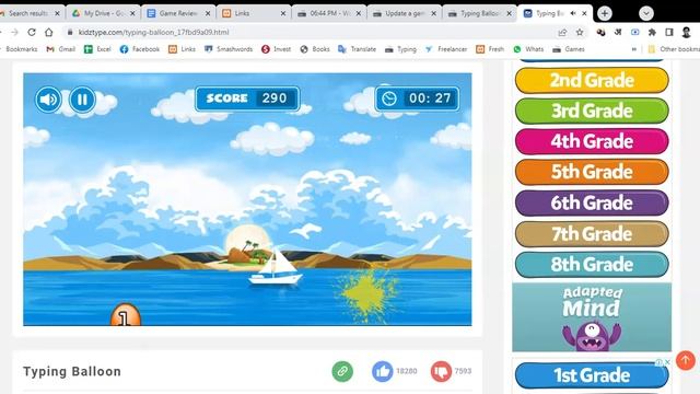 Typing Game: Typing Balloon (2.5/5.0) — How to play & Review смотреть онлайн