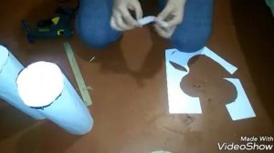 Пулемёт из картона своими руками !!!