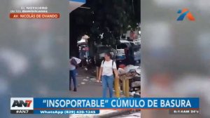 Av. Nicolás de Ovando: Insoportable cúmulo de basura en plena calle