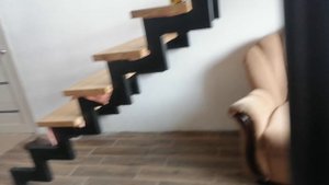 Ступени из ясени. Обработка маслом