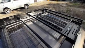 Багажник-корзина двухсекционная универсальная с основанием-решетка, PT GROUP