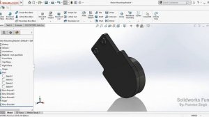 Part 1 Rocker Bogie Mechanism all Parts Design Tutorial in Solidworks