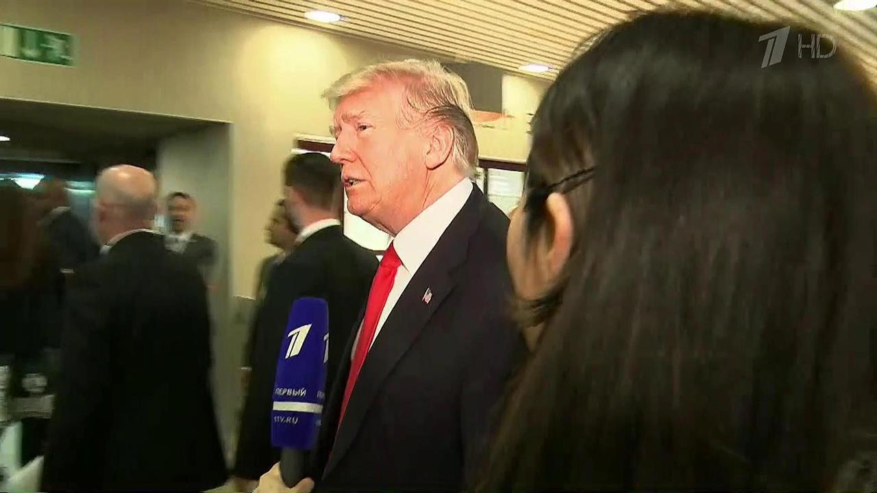 На экономическом форуме в Давосе выступил Дональд Трамп