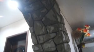 Арка и дверь,имитация дикого камня из бетона ч 1