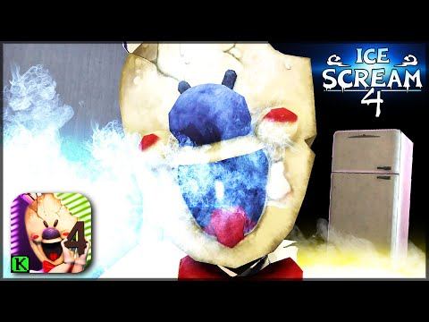 МОРОЖЕНЩИК РОД ПОЙМАЛ МЕНЯ! НУБ против МОРОЖЕНЩИКА РОДА - Ice Scream 4