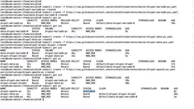 kubernetes drupal installation