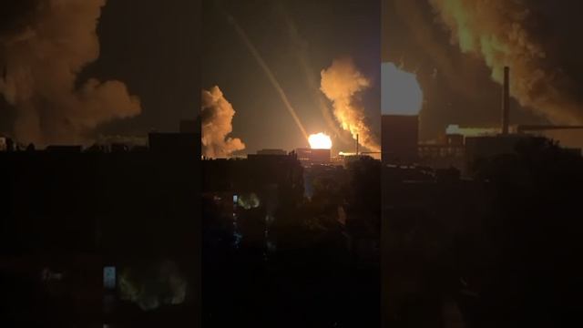 Ракетная атака по Днепропетровску  (завод ЮжМаш)