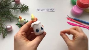 Поделки из воздушного пластилина. Свеча. Лепка.