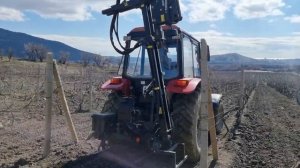 Вибро Столбостав для виноградников