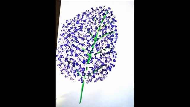 Рисуем сирень красками и пластилином / Рисование и лепка для детей смотреть онлайн