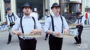 Группа барабанщиков 'Vasiliev Groove' на Арбате