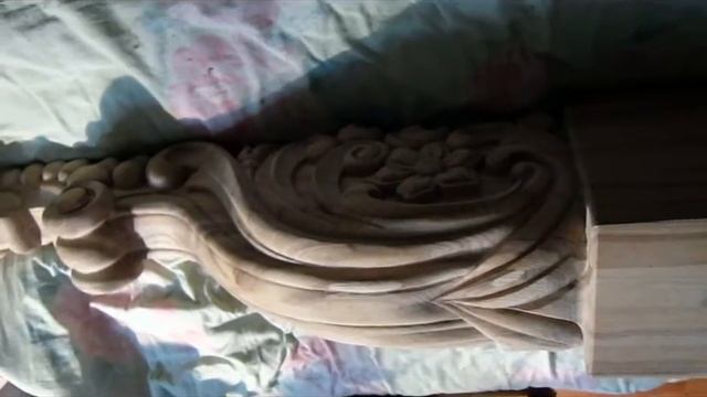 Резной столб для лестницы из ясеня.Ручная работа смотреть онлайн