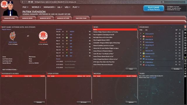 Franchise Hockey Manager 9 / Чемпионы Европы #2 смотреть онлайн