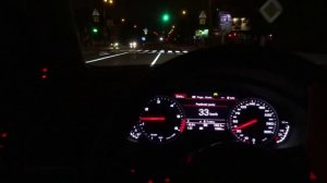 2015 Audi A6 S6 Quattro 3.0 TDI BiTurbo Night Test Drive Acceleration Matrix Beam Led part 3