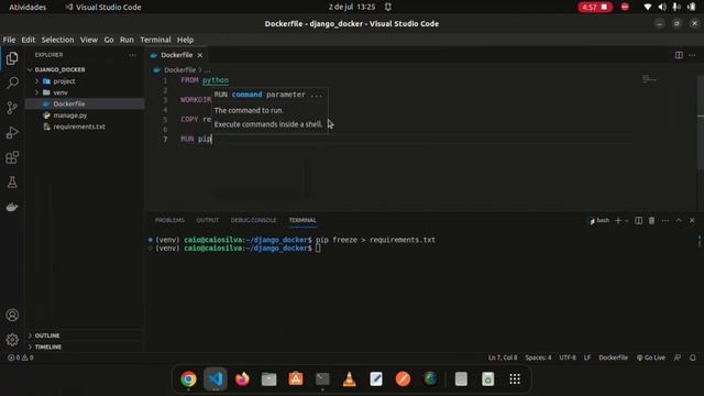 Dockerizando uma aplicação Django | Docker e Django смотреть онлайн