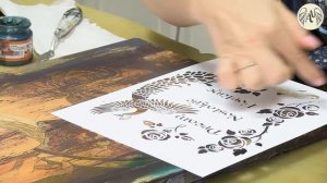 СКАЧАТЬ Модерн: видео МК по микс медиа Mixed Media Натальи Жуковой. Анонс. Декупаж Альфонс Муха