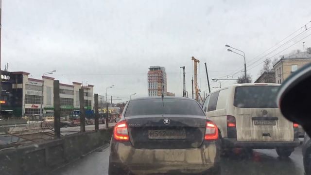 Рязанский проспект. Пересечение Окской-Паперника. 20.02.2017