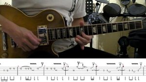 Guns N' Roses - Sweet Child O' Mine guitar solo lesson (with tablatures and backing tracks)