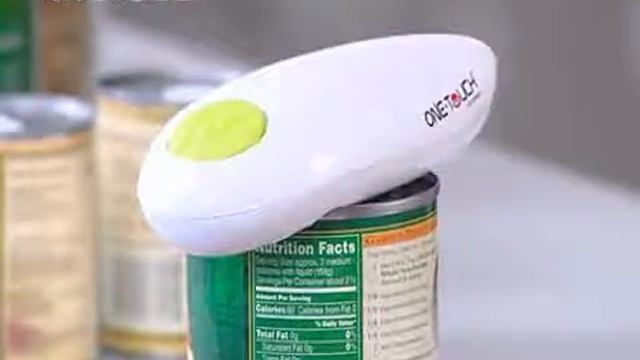 Открывалка для банок и консервов электрическая One Touch Can Opener (Ван Тач Кен Опенер) смотреть онлайн