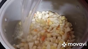Суп с пельменями в мультиварке/Soup with dumplings in a slow cooker ???