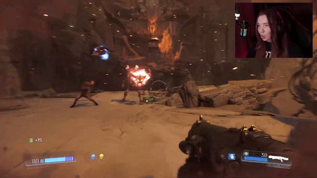 DOOM 2016 #4 прохождение в 2022 😈 Первый раз играю в легендарный Дум!