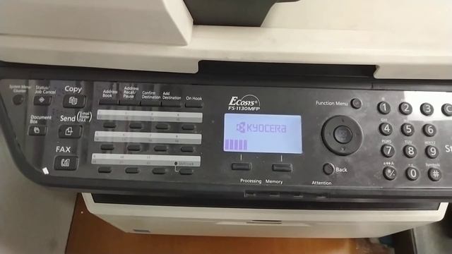 Kyocera Сканирование на флэш-накопитель