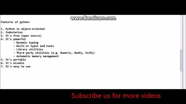 Introduction to python | Basics of python | why python? | feature | lecture 1