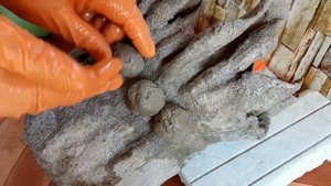 Старый СПАНБОНД Замочила в ЦЕМЕНТ и Получилось...